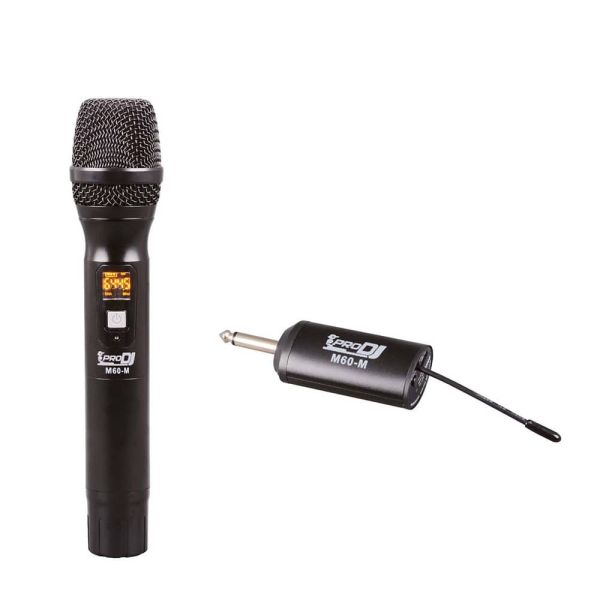 Pro DJ Micrófono y receptor inalámbrico M60-M