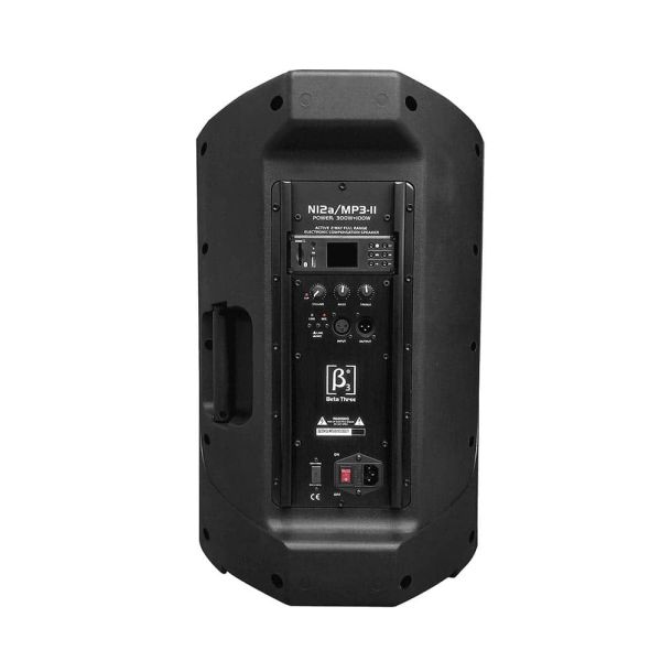 Beta Three N12A/MP3-II Cabina Activa 12' de 400W con USB/Bluetooth
