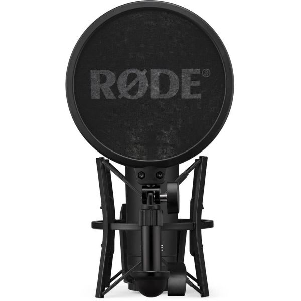 RODE NT1 Signature Series Micrófono de condensador de diafragma grande (negro)