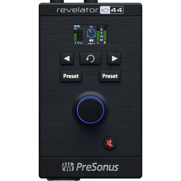 PreSonus Revelator IO44 Interfaz de audio 4x2 USB Type-C ultracompacta