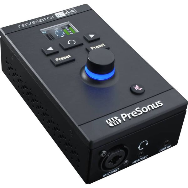 PreSonus Revelator IO44 Interfaz de audio 4x2 USB Type-C ultracompacta