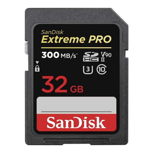 SanDisk Extreme PRO UHS-II SDXC Tarjeta de memoria de 32 GB