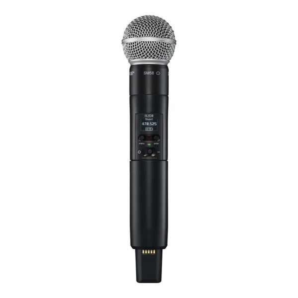 Shure SLXD24/SM58 Sistema de micrófono de mano inalámbrico digital con cápsula SM58 (H55)