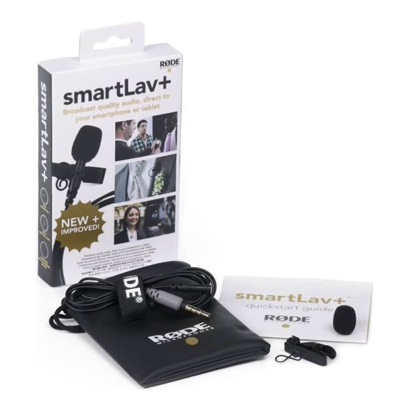 Rode Smartlav+ Lavalier Micrófono de condensador para Smartphones