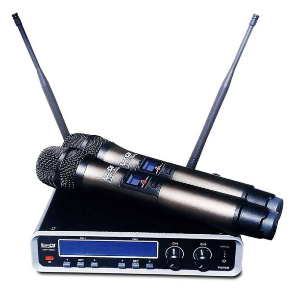 Kit de micrófonos Pro DJ UHV-712M