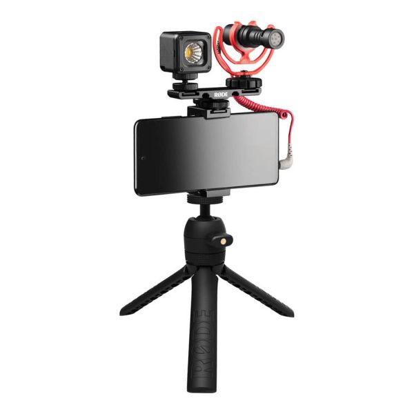 Rode Vlogger Kit de filmación universal para teléfonos inteligentes con puertos de 3.5 mm