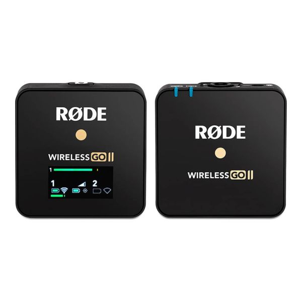 Rode Wireless GO II Single Compact Sistema de micrófono digital inalámbrico (2.4 GHz, negro)