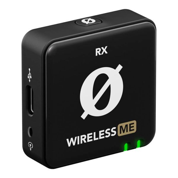 RODE Wireless ME Sistema de micrófono inalámbrico digital compacto (2.4 GHz, negro)