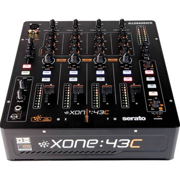 Allen & Heath XONE:43C Mezclador para DJ de 4+1 canales con tarjeta de sonido