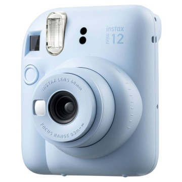 Instax Mini 12 azul pastel Cámara de Película Instantánea