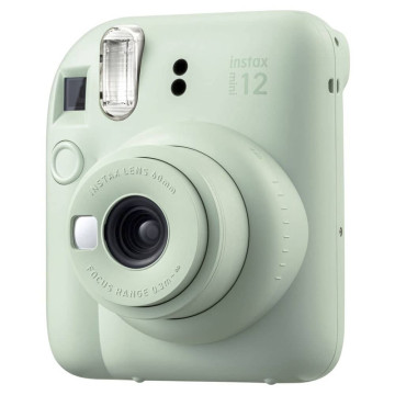 Instax Mini 12 verde menta Cámara de Película Instantánea vista frontal