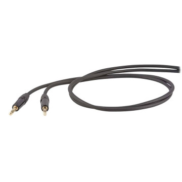 Cable balanceado plug 1/4" vista de perfil
