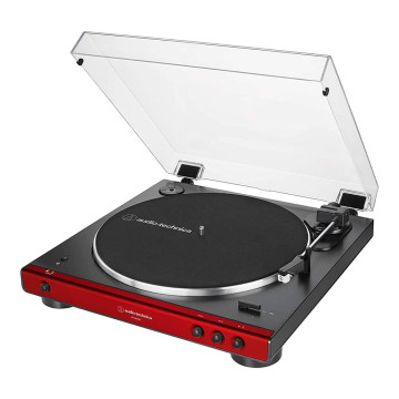 Tornamesa AT-LP60XBT color rojo