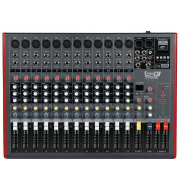Mixer CH12 USB vista superior