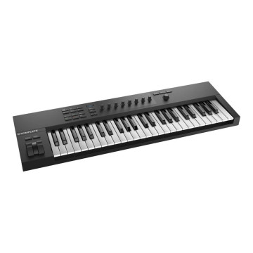 Teclado controlador KOMPLETE A49 vista de perfil