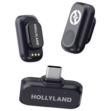 Sistema de Micrófonos de solapa Inalámbricos Hollyland LARK A1 Mini Duo 