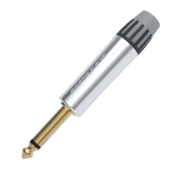 Seetronic MP2X-G Conector Plug 1/4 TS Mono contacto dorado para audio