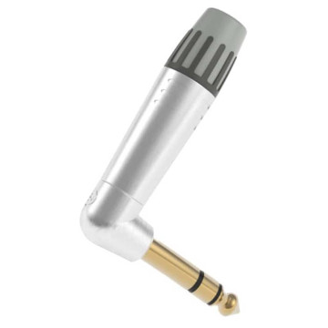 Seetronic MP3RX-G Plug 1/4" TrS Estéreo ángulo recto para audio