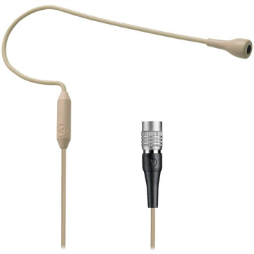 Audio-Technica PRO92cW Micrófono de Diadema Omnidireccional (beige) para presentaciones