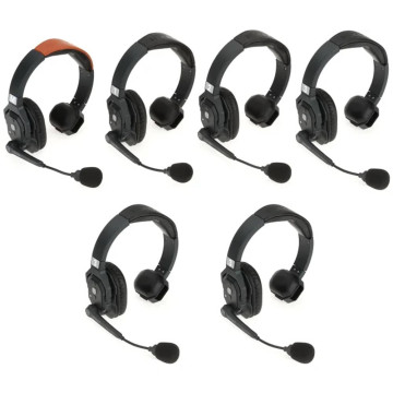 Hollyland Solidcom SE 6S (1.9 GHz) Un Auricular principal y cinco auriculares secundarios