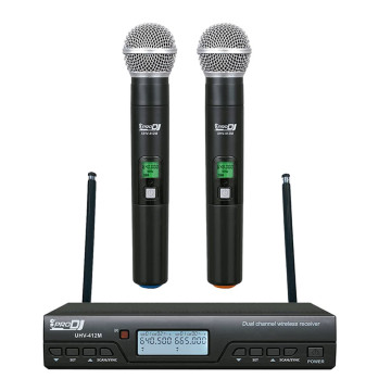 Kit de micrófonos Pro DJ UHV-412M