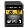 ProGrade memoria SD de 128 Gb vista frontal