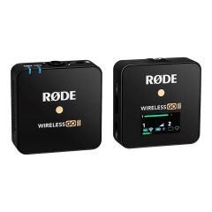 Rode Wireless GO II Single Compact Sistema de micrófono digital inalámbrico (2.4 GHz, negro)