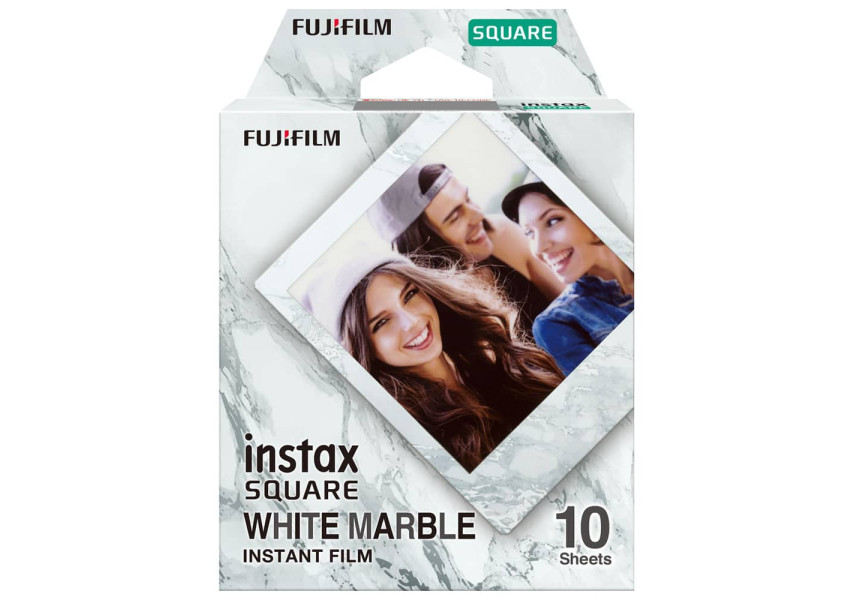 Película Instax Square White Marble Caja de 10 uds