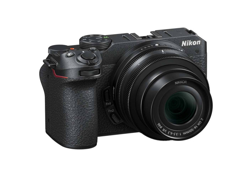Nikon Z30 Cámara Digital sin espejo con lente 16-50mm vista de perfil