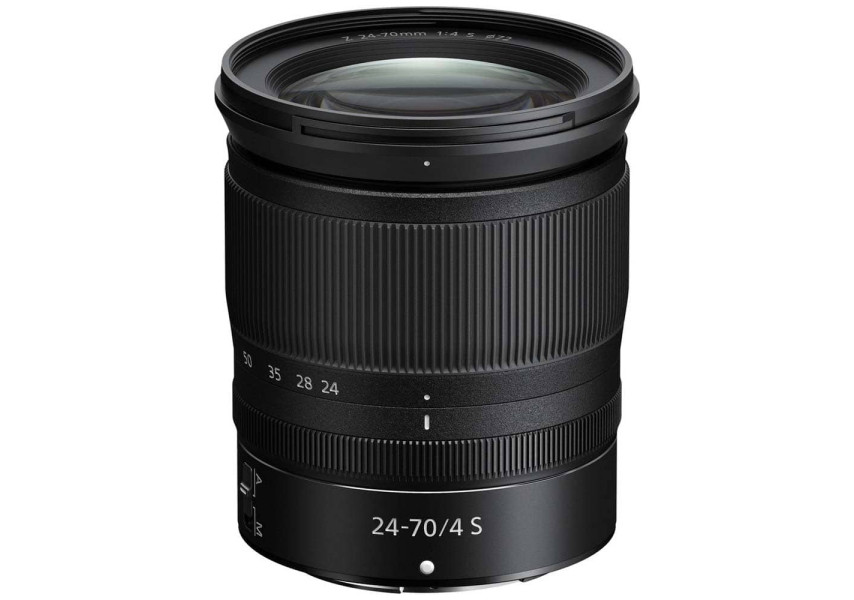 Nikon Objetivo NIKKOR Z 24-70mm f/4 S vista de perfil