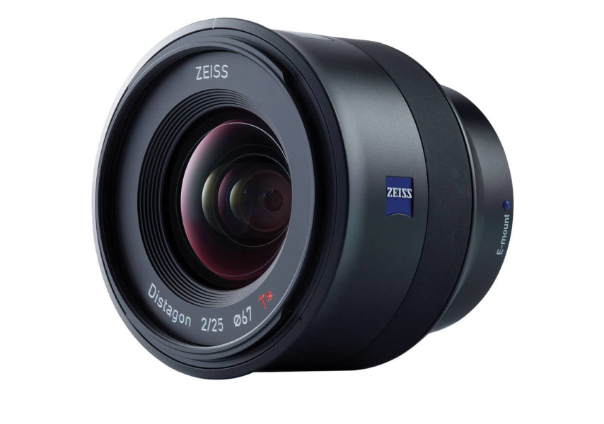 ZEISS Objetivo 25mm f/2 vista de perfil