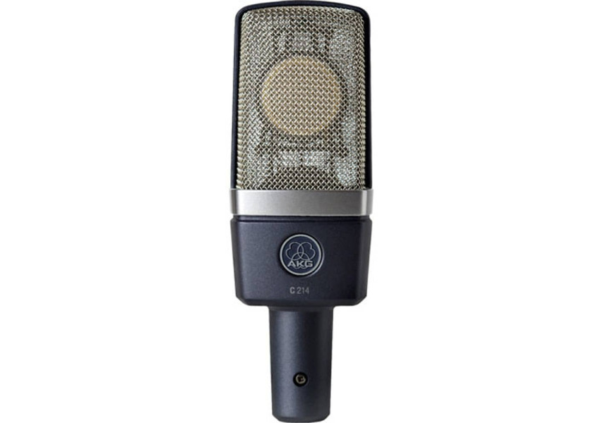 Micrófono AKG C214 vista frontal