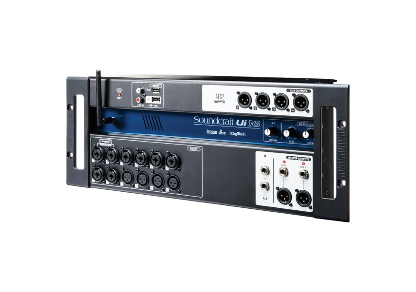 Mixer UI16 vista de perfil