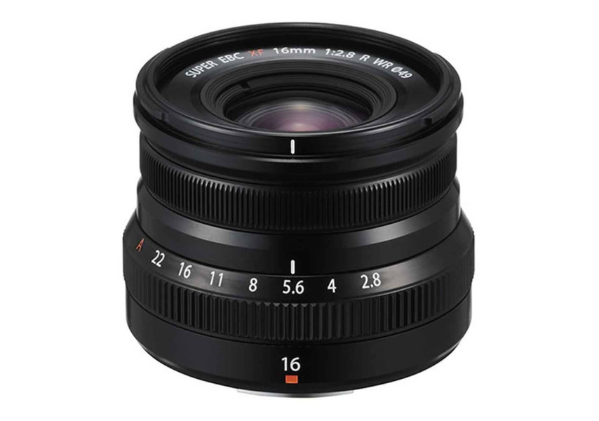 Lente XF 16mm f/2.8 R WR vista frontal