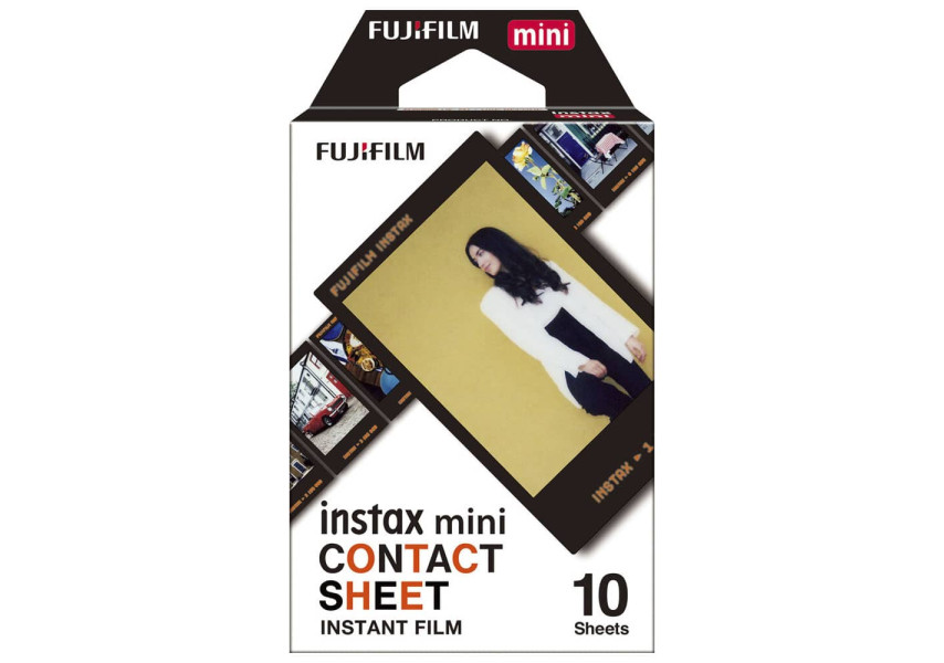 Caja de Instax Mini Contact Sheet Película Instantánea de 10 exposiciones