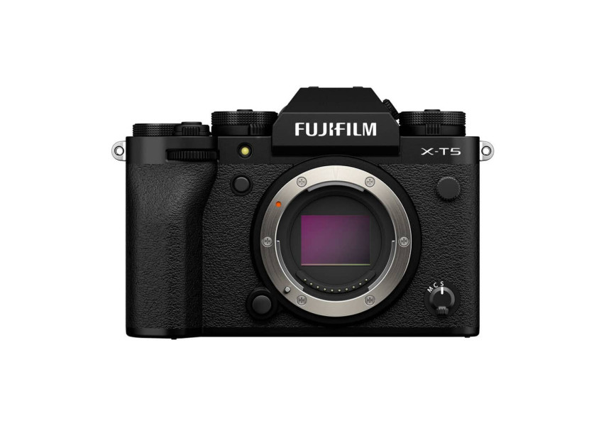 Cámara X-T5 Black vista frontal