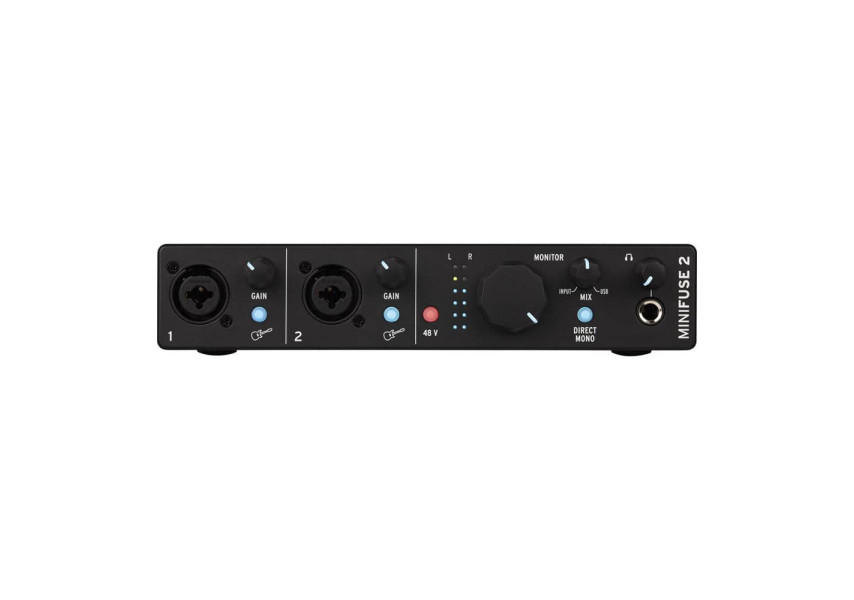 Interfaz Arturia Minifuse 2 vista frontal