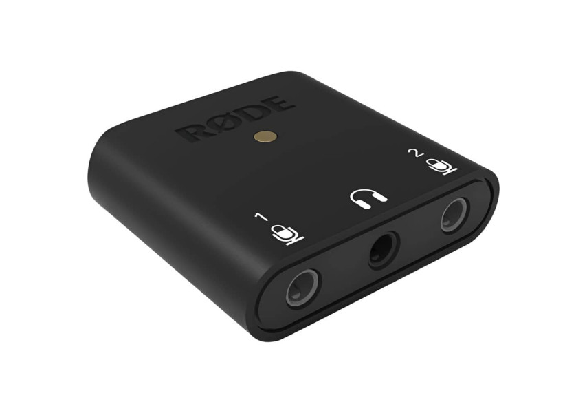 Interfaz de audio AI-Micro vista de perfil