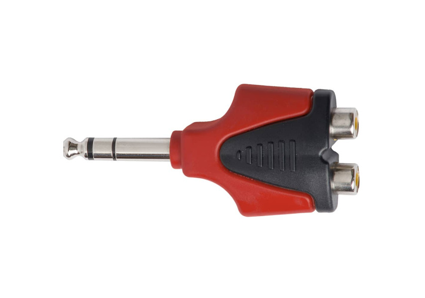 AT250PRO Adaptador Plug 6.3mm a RCA vista frontal