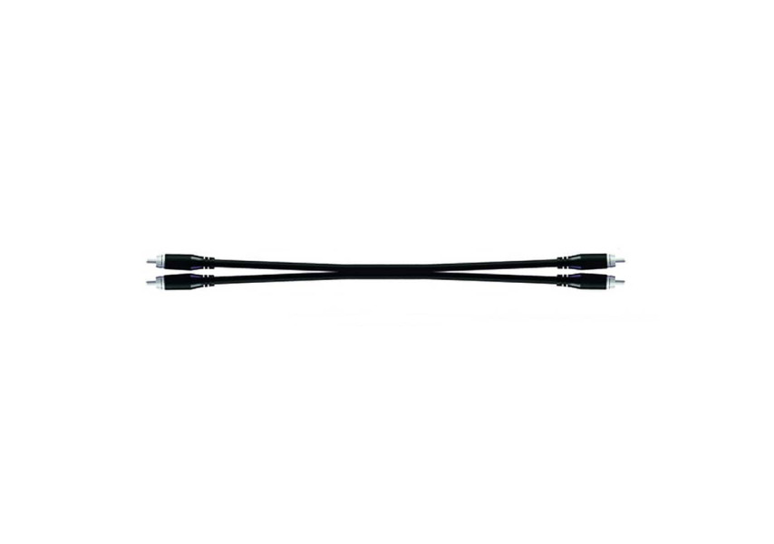 Cable con conecytores RCA vista de perfil