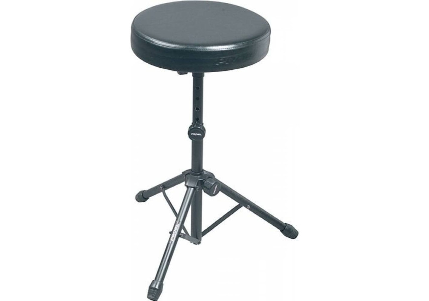 Taburete profesional para baterista vista de perfil