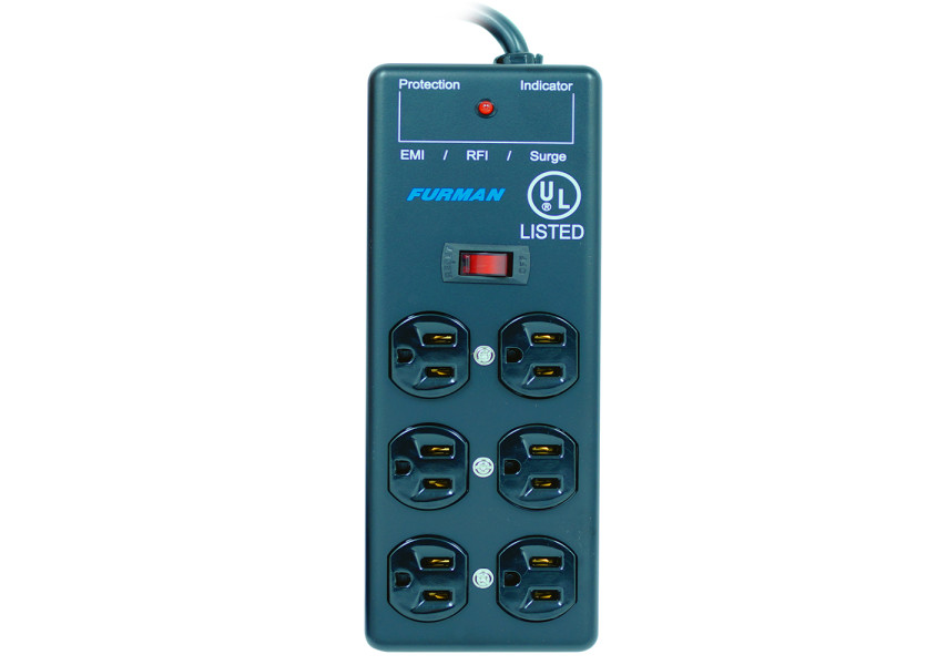 Protector de Voltaje Furman SS-6B vista frontal