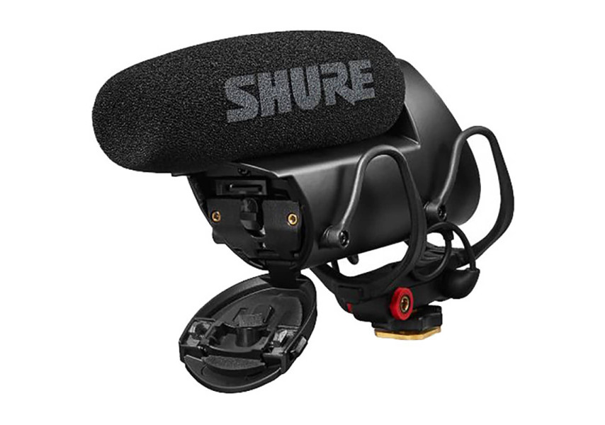 Shure VP83F Micrófono de Cañon LensHopper vista de perfil