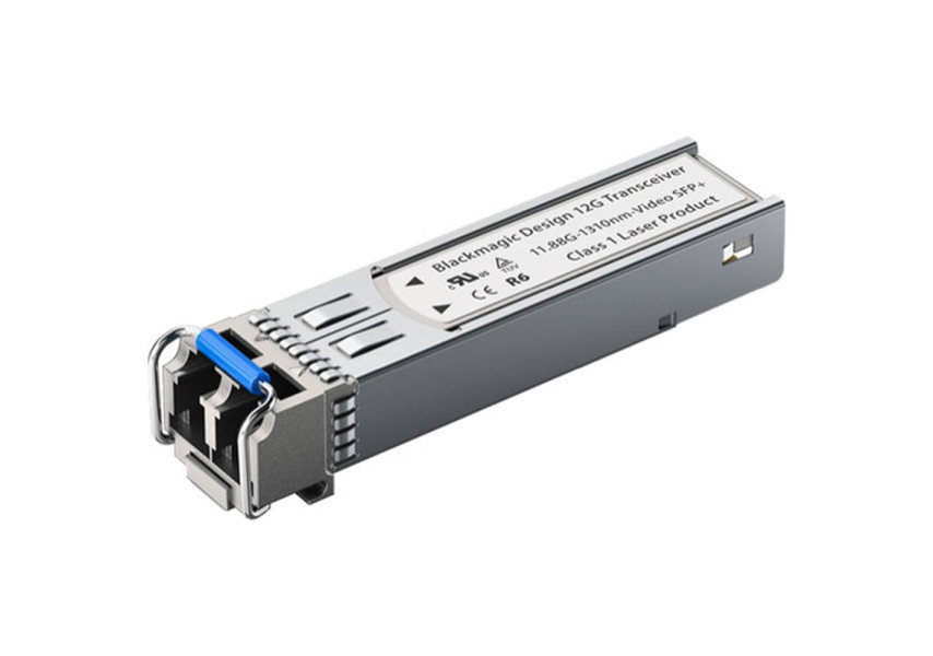 Blackmagic Design Módulo Óptico 12G BD SFP vista lateral