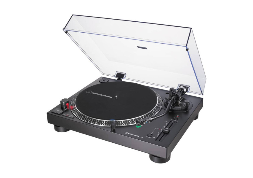 Tornamesa Estéreo AT-LP120XUSB vista de perfil