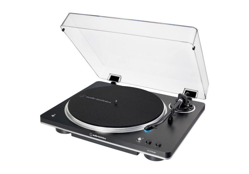 Tornamesa AT-LP70XBT-BS negro y plateado de Audio-Technica