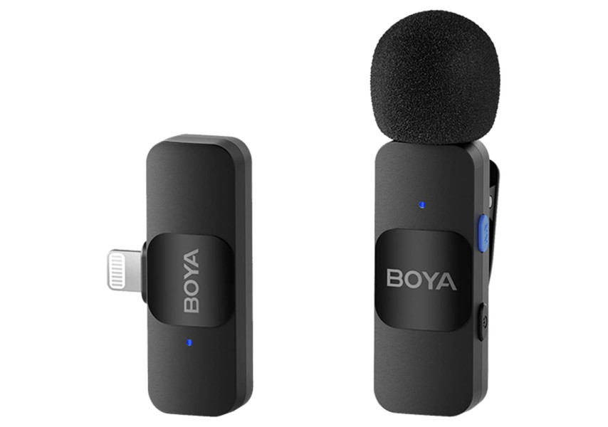 BOYA BY-V1 Sistema de Micrófono Inalámbrico Lightning