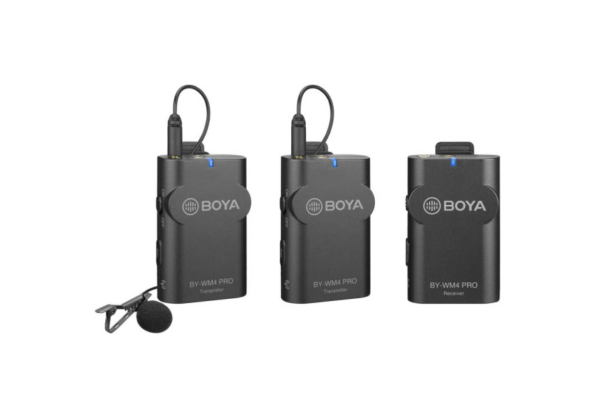 BOYA BY-WM4 PRO-K2 Sist de Mic de solapa inalámbrico