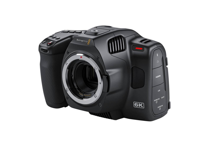 Pocket Cinema Camera 6K Pro vista de perfil