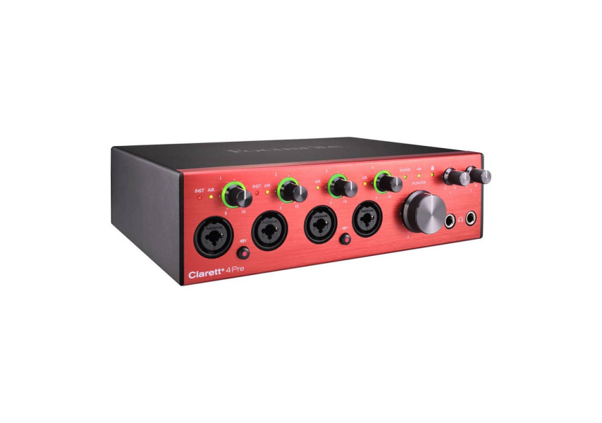 Interface Clarett+ 4Pre vista de perfil